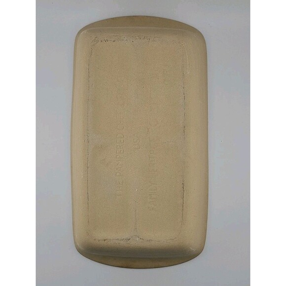Pampered Chef Stoneware Loaf Pan Bread Meatloaf Made in USA Family Heritage - Picture 2 of 12
